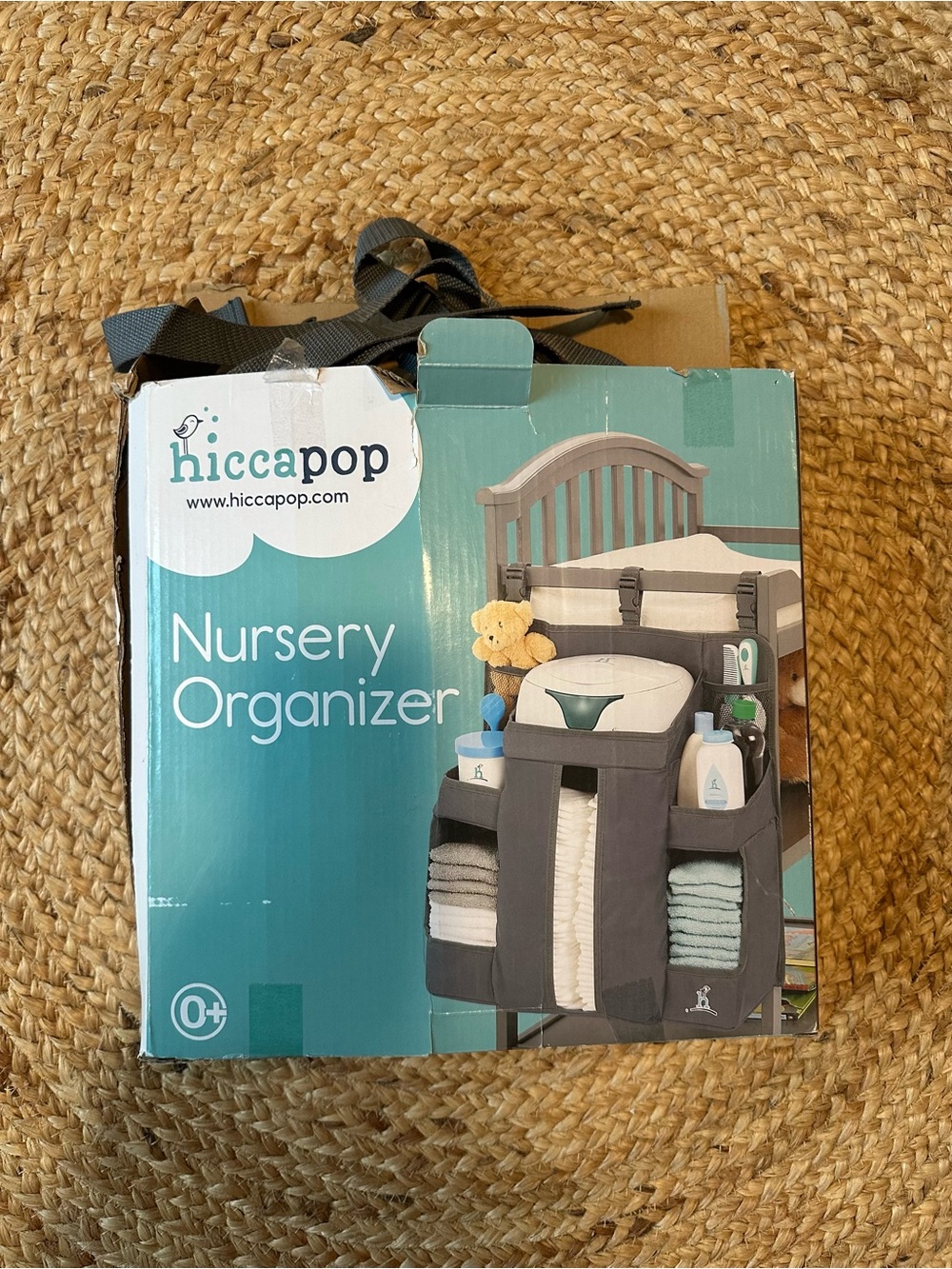 hiccapop Gray Nursery Organizer - Hanging Diaper Caddy